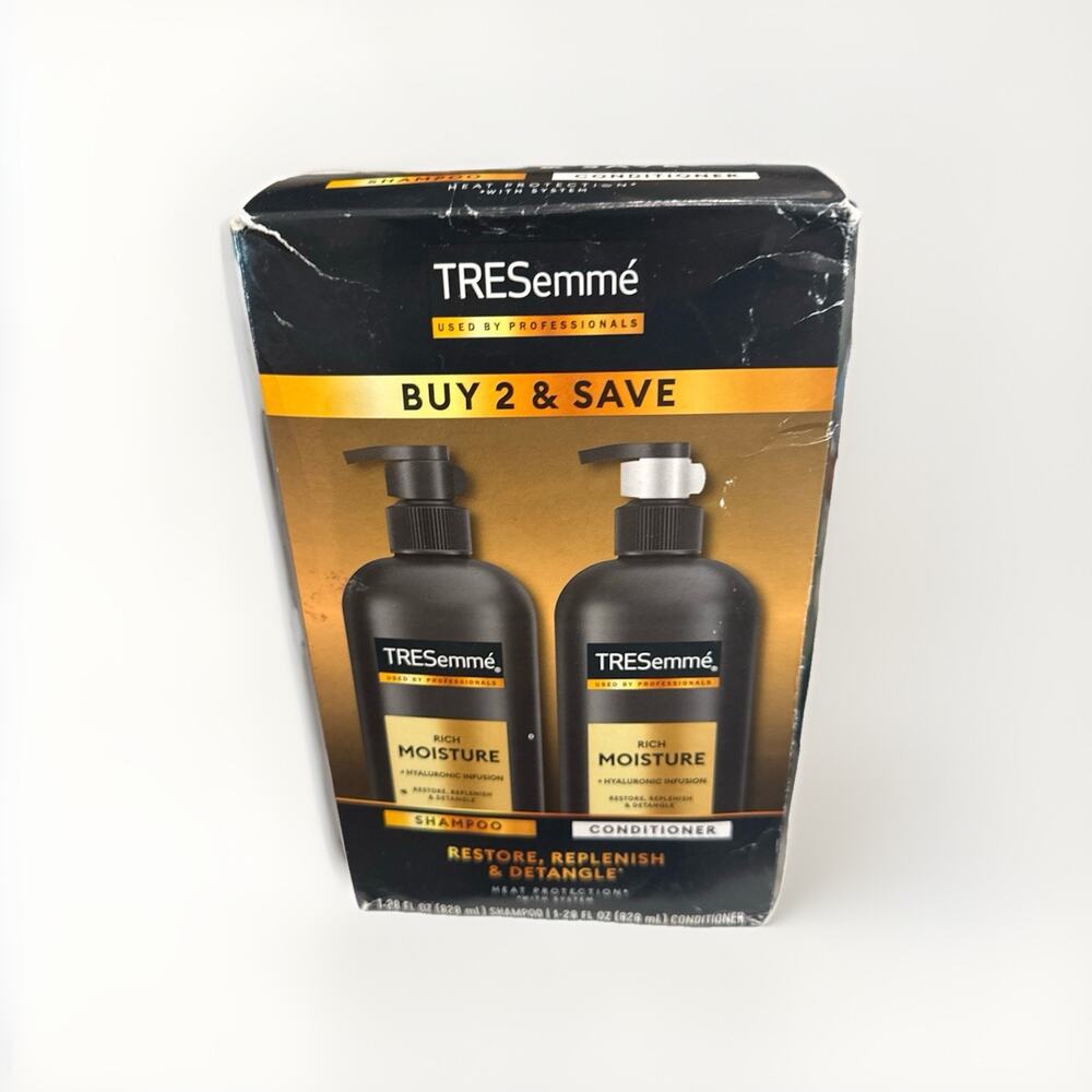 TRESemmé Rich Moisture Shampoo and Conditioner 28 OZ 2 Count
